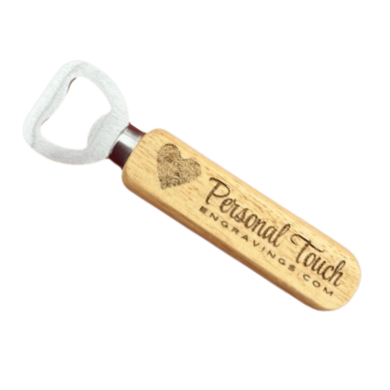 Engraved Bottle Opener with Logo image 0
