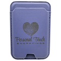 Engraved Leather MagSafe Phone Wallet image 0