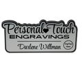 Bling DigiTap™ Name Badge - Brushed Nickel image