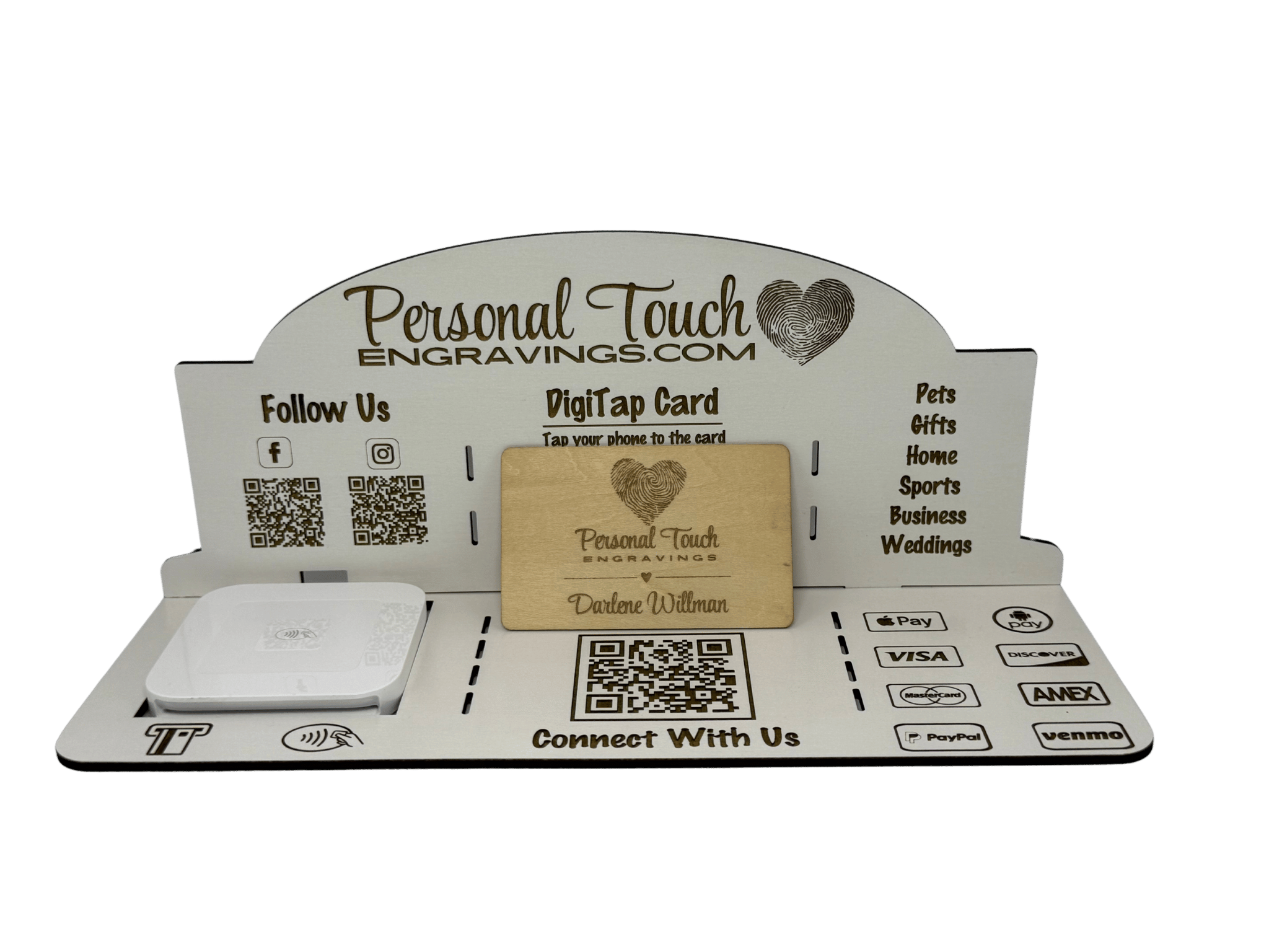 Custom Engraved Pay Station – Stylish, Functional & Built for Engagement image 0
