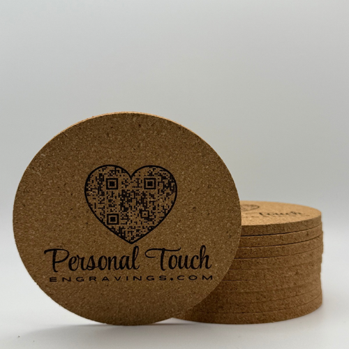 10 Engraved Coasters with Logo – Promote Your Brand with Every Sip image 0